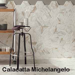 Bistrot Hexagon 8x7 Calacatta